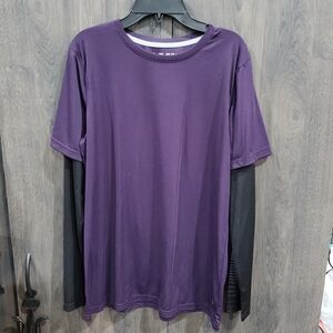 Quick Dri Tag Free Pullover Shirt Long/Short Sleeve Size L / 14-16 J C Penney